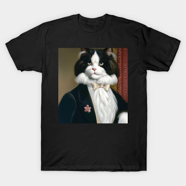 Sir Cat T-Shirt by big_owl